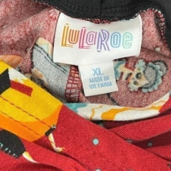 Lularoe Day Of The Dead Amber Hoodie tunic top size XL - Picture 11 of 13